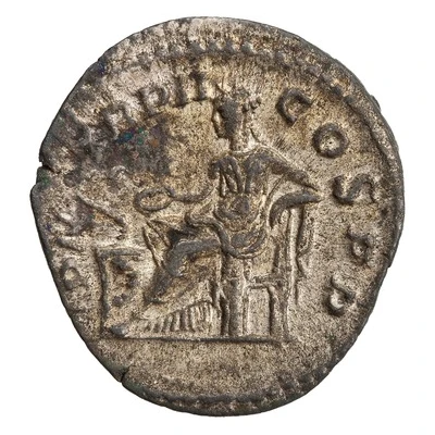 Denarius - Severus Alexander P M TR P II COS P P; Salus back