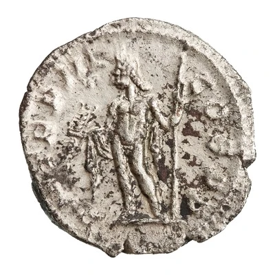 Denarius - Severus Alexander P M TR P III COS P P; Jupiter back