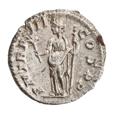 Denarius - Severus Alexander P M TR P III COS P P; Pax back