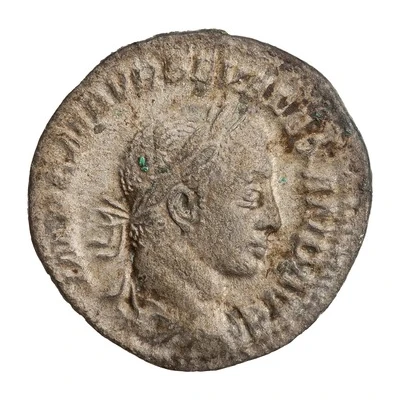 Denarius - Severus Alexander P M TR P III COS P P; Salus front