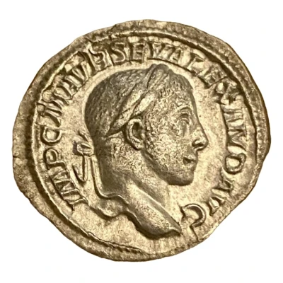 Denarius - Severus Alexander P M TR P III COS P P front