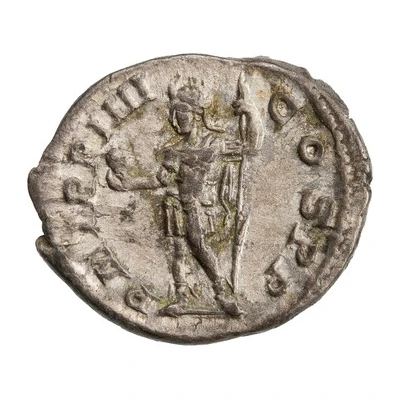 Denarius - Severus Alexander P M TR P IIII COS P P back