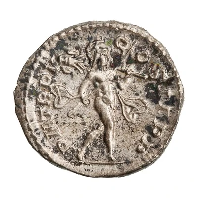 Denarius - Severus Alexander P M TR P V COS II P P; Mars back