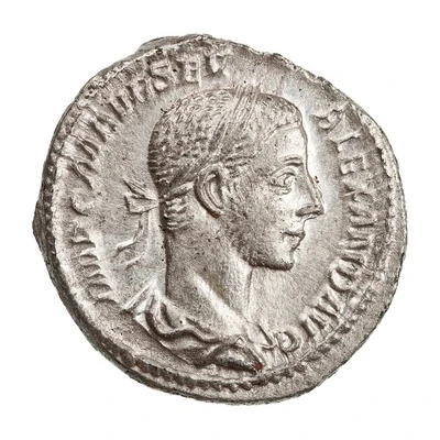 Denarius - Severus Alexander P M TR P V COS II P P front