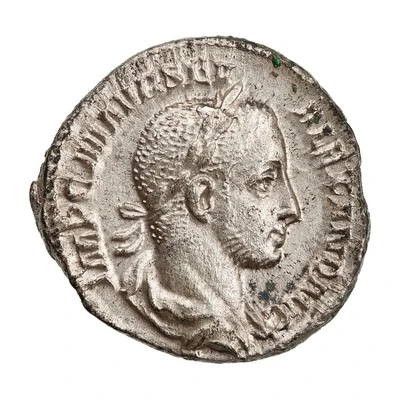 Denarius - Severus Alexander P M TR P VII COS II P P; Mars front