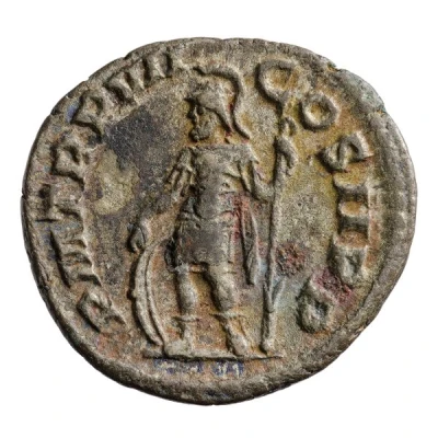 Denarius - Severus Alexander P M TR P VII COS II P P; Mars back