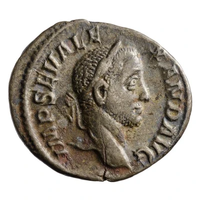 Denarius - Severus Alexander P M TR P VII COS II P P; Mars front