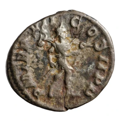 Denarius - Severus Alexander P M TR P VII COS II P P; Mars back