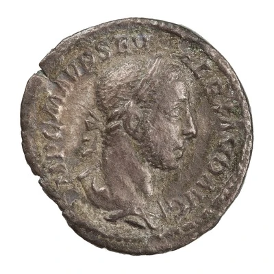 Denarius - Severus Alexander P M TR P VII COS II P P front