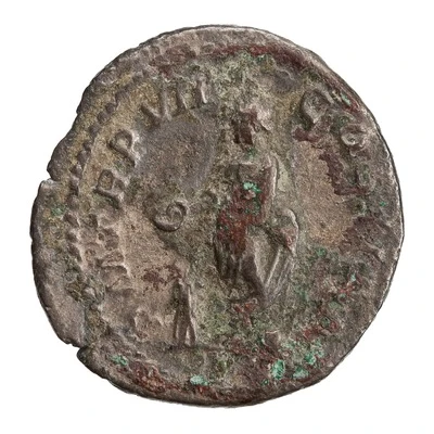 Denarius - Severus Alexander P M TR P VII COS II P P back