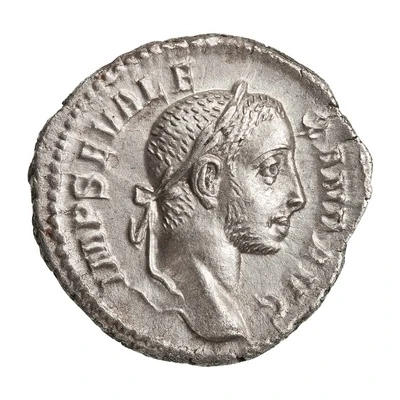 Denarius - Severus Alexander P M TR P VIII COS III P P; Libertas front