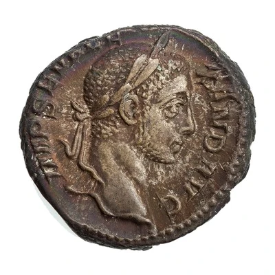 Denarius - Severus Alexander P M TR P VIII COS III P P; Mars front