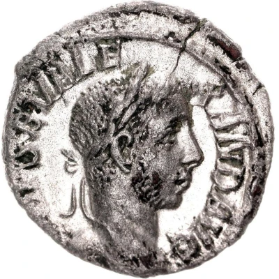 Denarius - Severus Alexander P M TR P VIII COS III P P; Mars front