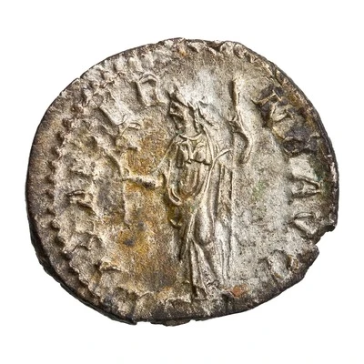 Denarius - Severus Alexander PAX AETERNA AVG; Pax back