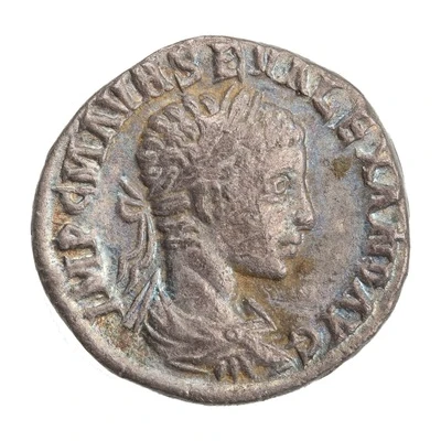 Denarius - Severus Alexander PIETAS AVG; Pietas front