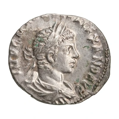 Denarius - Severus Alexander PONTIF MAX TR P II COS II P P; Roma and Victory front