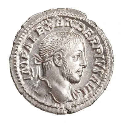 Denarius - Severus Alexander PROVIDENTIA AVG; Providentia and Annona front