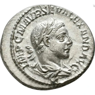 Denarius - Severus Alexander PROVIDENTIA AVG; Providentia front