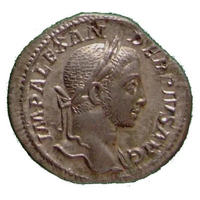 Denarius - Severus Alexander PROVIDENTIA AVG; Providentia front