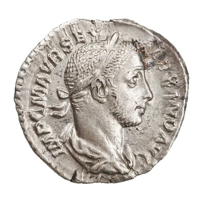 Denarius - Severus Alexander SALVS AVGVSTI; Salus front