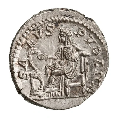 Denarius - Severus Alexander SALVS PVBLICA; Salus back
