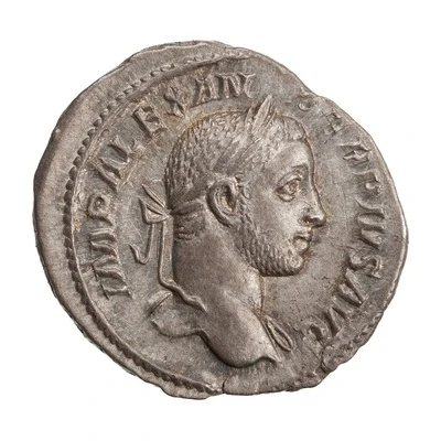 Denarius - Severus Alexander SPES PVBLICA; Spes front