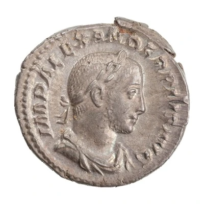 Denarius - Severus Alexander SPES PVBLICA; Spes front