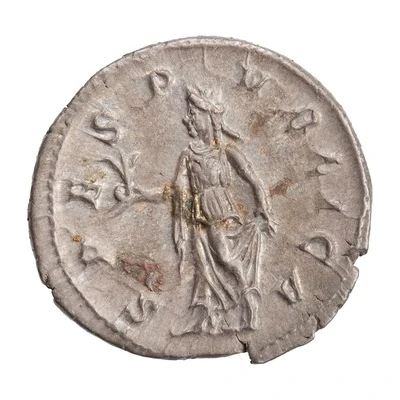 Denarius - Severus Alexander SPES PVBLICA; Spes back