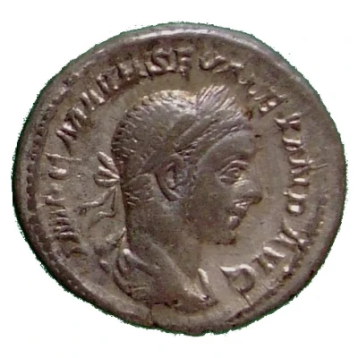 Denarius - Severus Alexander VICTORIA AVG; Victory front