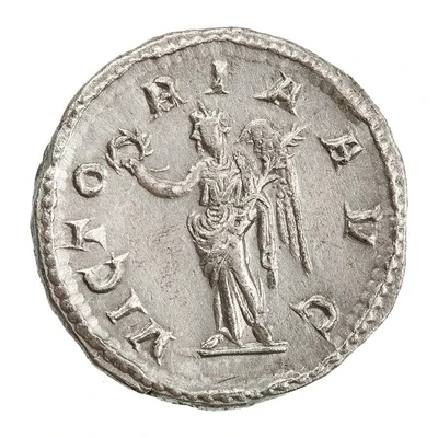 Denarius - Severus Alexander VICTORIA AVG; Victory back