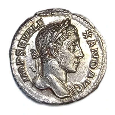 Denarius - Severus Alexander VICTORIA AVG; Victory front