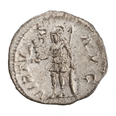 Denarius - Severus Alexander VIRTVS AVG; Virtus and Victory back