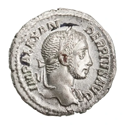 Denarius - Severus Alexander VIRTVS AVG; Virtus front