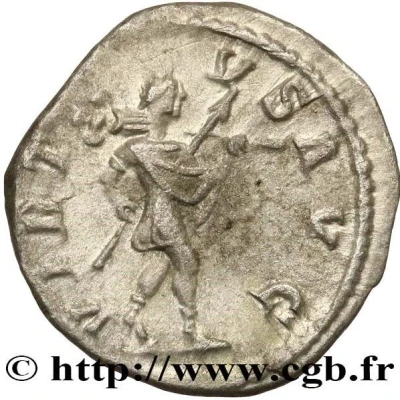 Denarius - Severus Alexander VIRTVS AVG back