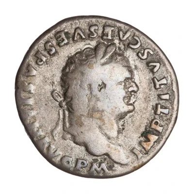 Denarius - Titus BONVS EVENTVS AVGVSTI; Bonus Eventus front