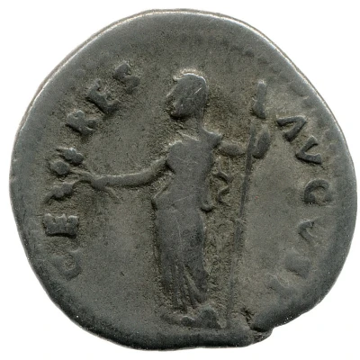 Denarius - Titus CERES AVGVST; Ceres back