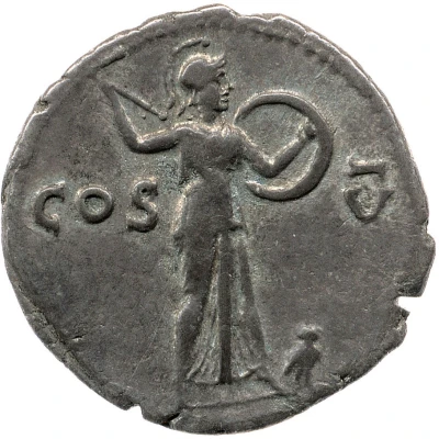 Denarius - Titus COS V; Minerva back