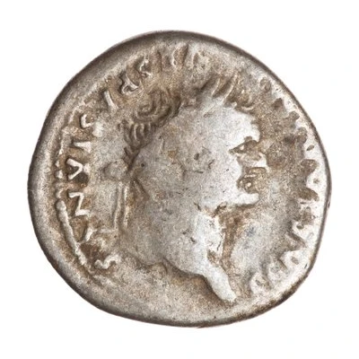 Denarius - Titus COS VI; Mars front