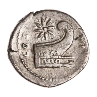Denarius - Titus COS VI back
