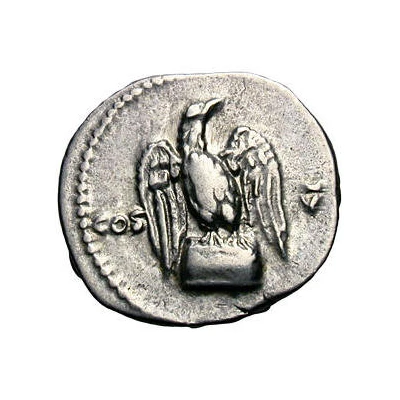 Denarius - Titus COS V back