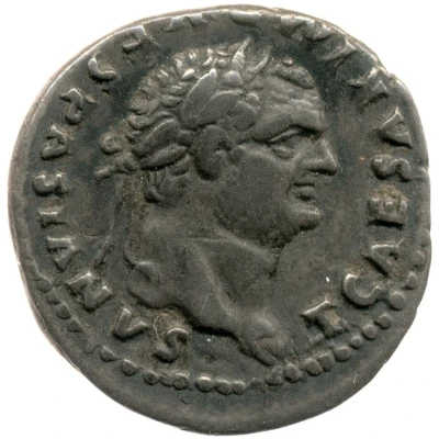 Denarius - Titus COS V front