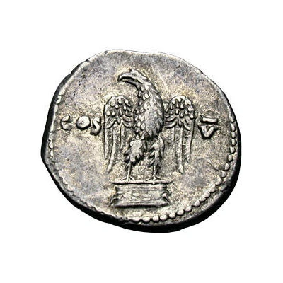 Denarius - Titus COS V back