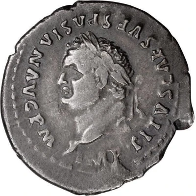 Denarius - Titus EX S C; Judaea front