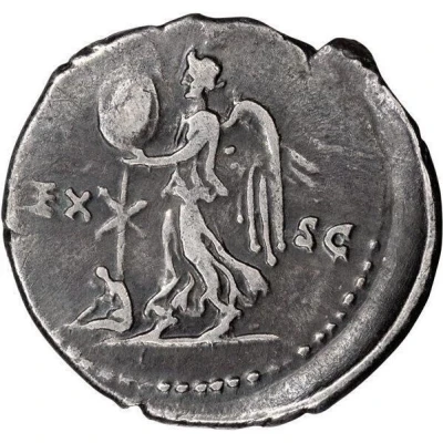 Denarius - Titus EX S C; Judaea back