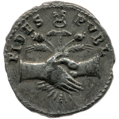 Denarius - Titus FIDES PVBL back