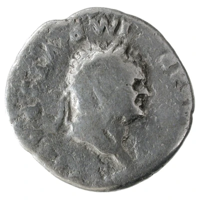 Denarius - Titus PONTIF TR P COS IIII; Pax front