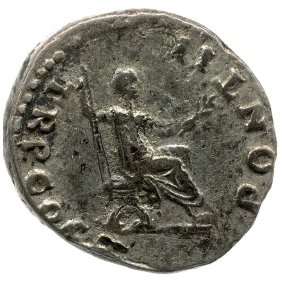 Denarius - Titus PONTIF TR P COS III back