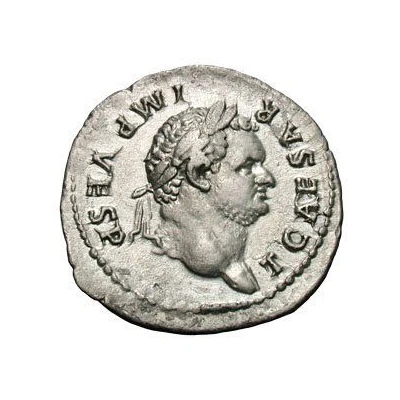 Denarius - Titus PONTIF TR POT front