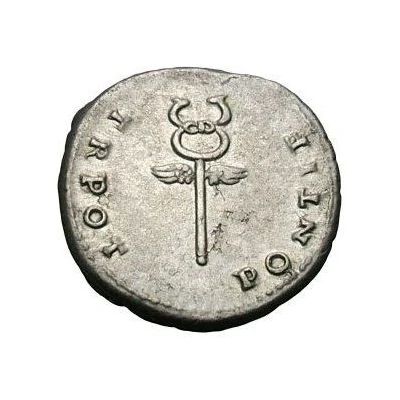 Denarius - Titus PONTIF TR POT back