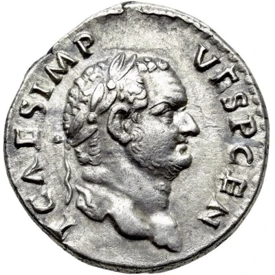 Denarius - Titus SALVS AVG; Salus front